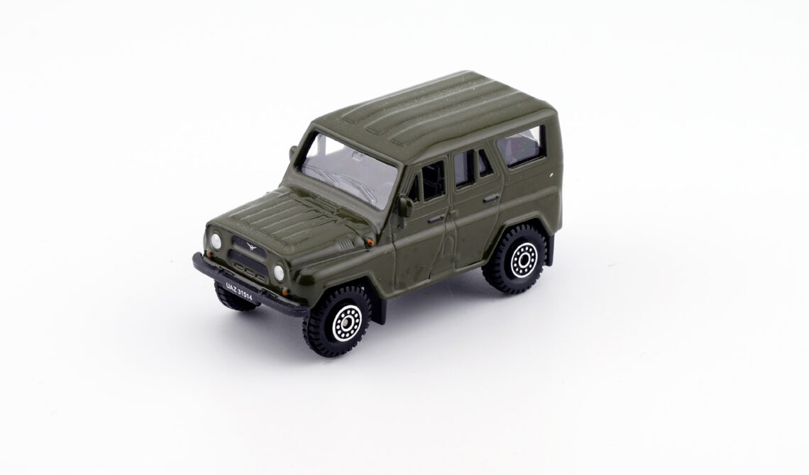 UAZ 31514 Welly Military green