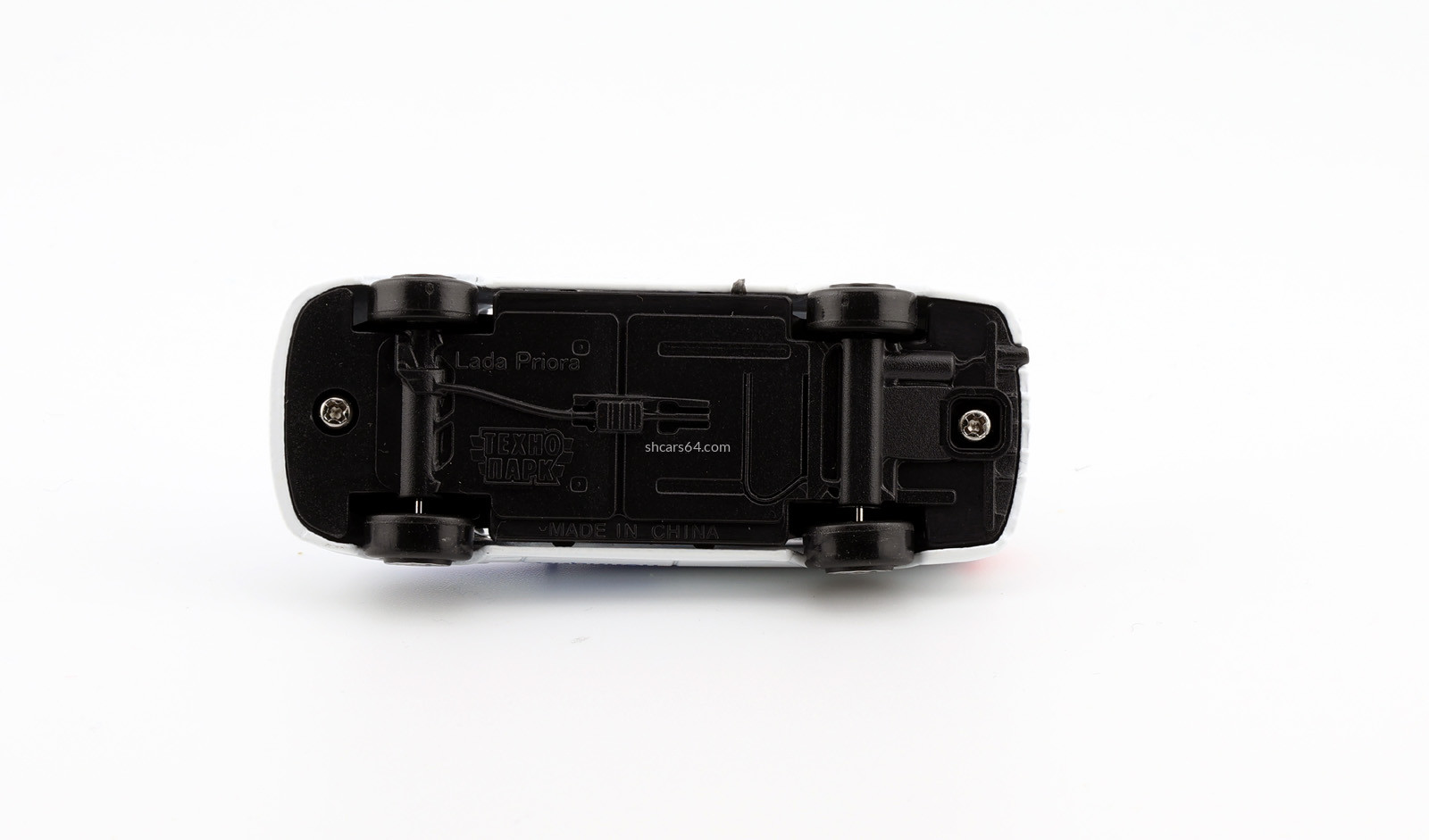 VAZ LADA Priora Police white car Tehnopark bottom